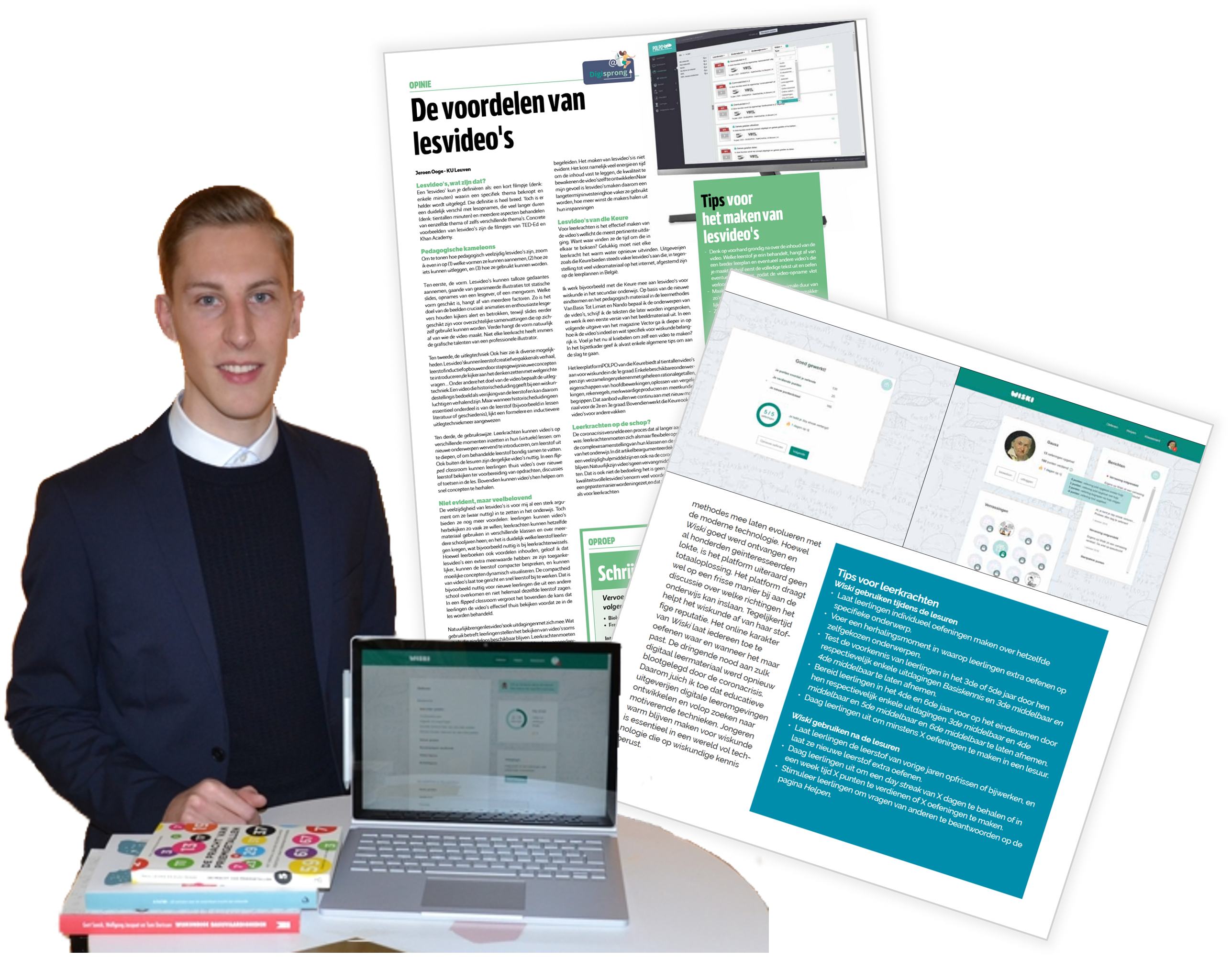 Jeroen and some press articles