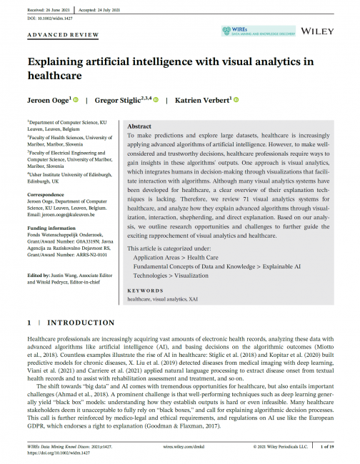 First page of WIREs 2021 paper